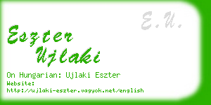 eszter ujlaki business card